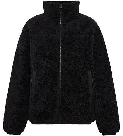 Grunt Fleece Jacket - Teddy - GRLaus - Black
