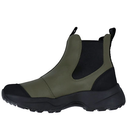 Woden Rubber Boots - Card - Siri - Dark Olive/Black Woden Rubber Boots - Card - Siri - Dark Olive/Black