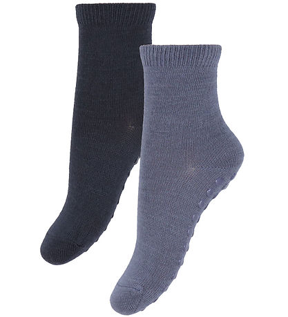 Name It Socken - 2er-Pack - Wolle/Baumwolle - NmmWak - Anti-Ruts