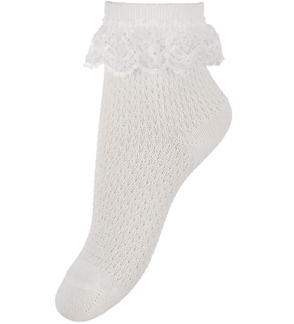 Name It Socks - 2-Pack - Wool/Cotton - NmfWakma - Snow White/1x