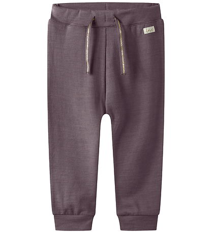 Name It Trousers - Wool - NmfWesso - Sparrow/Gold String