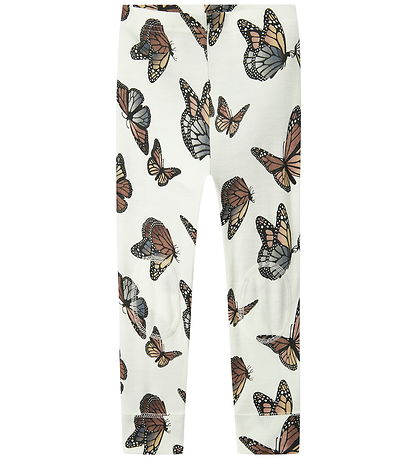 Name It Leggings - Wolle - NmfWillitus - Snow White/Fliege
