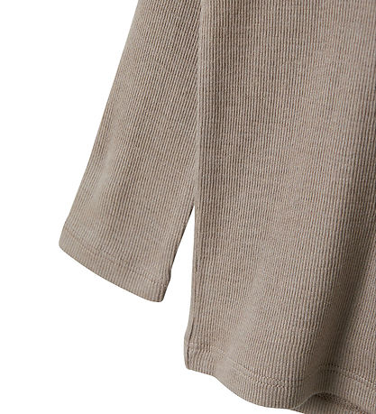 Name It Blouse - Wool/Silk - Rib - NmmWossa - Satellite