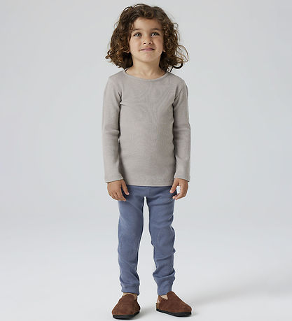 Name It Blouse - Wool/Silk - Rib - NmmWossa - Satellite