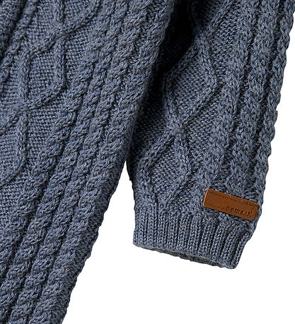Name It Jumpsuit - Wool - Knitted - NbmWrilla - Folkstone Grey Name It Jumpsuit - Wool - Knitted - NbmWrilla - Folkstone Grey