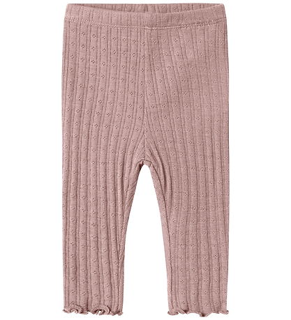 Name It Leggings - Wol/Zijde - Rib - NbfWossa - Gewei