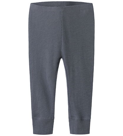 Name It Leggings - Wool/Silk - Rib - NbmWossa - Folkstone Grey Name It Leggings - Wool/Silk - Rib - NbmWossa - Folkstone Grey