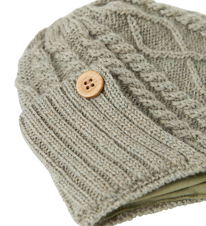 Name It Beanie - Wool/Cotton - NbmWrilla - Dried Sage