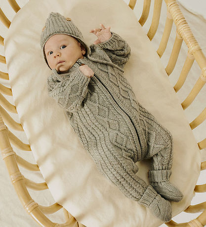 Name It Beanie - Wool/Cotton - NbmWrilla - Dried Sage