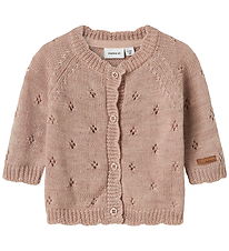 Name It Cardigan - Wool - Knitted - NbfWrilla - Shadow Gray Name It Cardigan - Wool - Knitted - NbfWrilla - Shadow Gray