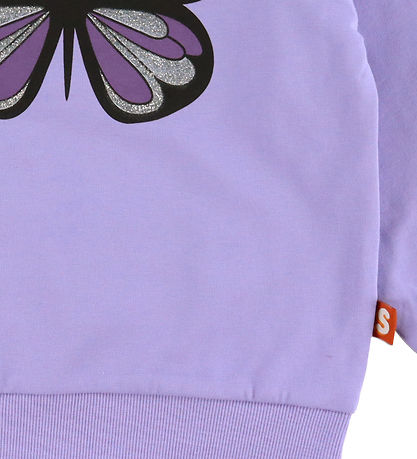 DYR-Cph Sweatshirt - Dyrbellow - Lila Schmetterling