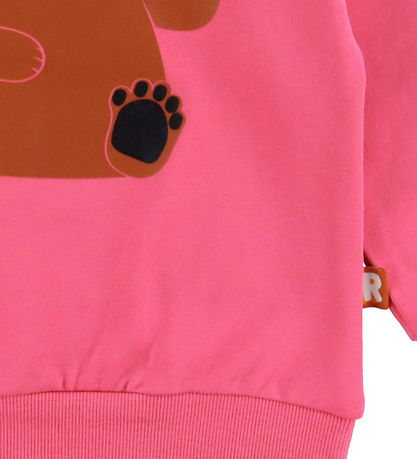 DYR-Cph Sweatshirt - Animal Bellow - Spicy Pink Roed Peace Pand