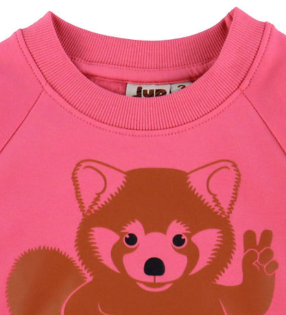 DYR-Cph Sweatshirt - Animal Bellow - Spicy Pink Roed Peace Pand