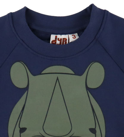 DYR-Cph Sweatshirt - Animal Bellow - Dk Navy Nashorn