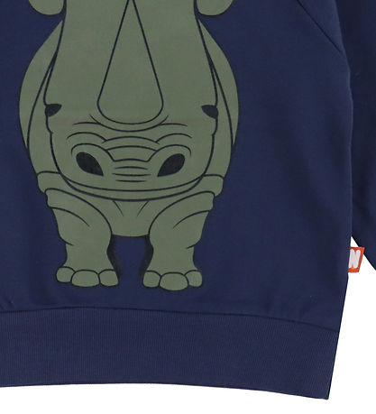 DYR-Cph Sweatshirt - Animal Bellow - Dk Navy Nashorn
