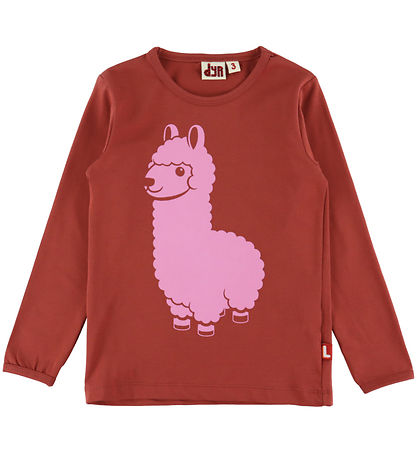 Blouse DYR-Cph - Rugissement d'animal - Dk Brick Lama Buddy Blouse DYR-Cph - Rugissement d'animal - Dk Brick Lama Buddy