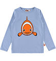 DYR-Cph Blouse - Animal shedding - Blue Grey Clown fish DYR-Cph Blouse - Animal shedding - Blue Grey Clown fish