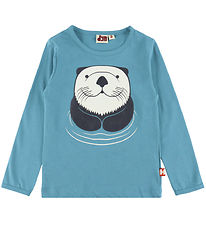 DYR-Cph Blouse - Animal heather - Grey Sea otter DYR-Cph Blouse - Animal heather - Grey Sea otter