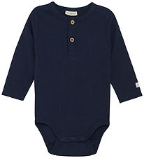 Fixoni Bodysuit l/s - Rib - Navy Blazer Fixoni Bodysuit l/s - Rib - Navy Blazer