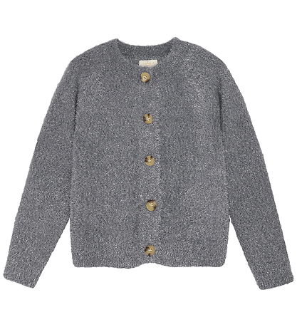 Creamie Cardigan - Knitted - Glitter - Iron Gate Creamie Cardigan - Knitted - Glitter - Iron Gate