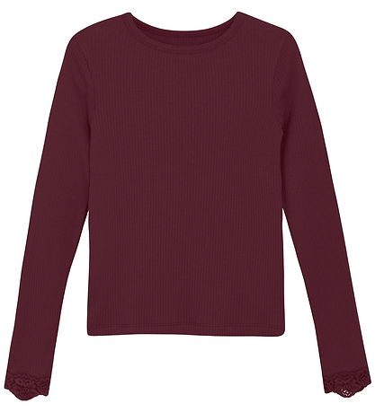 Creamie Blouse - Rib - Modal/Cotton - Vineyard Wine Creamie Blouse - Rib - Modal/Cotton - Vineyard Wine