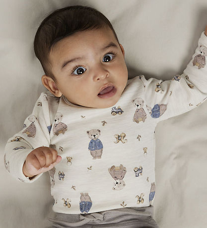 Name It Bodysuit l/s - Wool/Cotton - NbnWup - Peyote Melange/Bea Name It Bodysuit l/s - Wool/Cotton - NbnWup - Peyote Melange/Bea