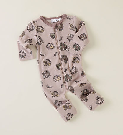 Name It Nightsuit - Wool - NbfWillit - Shadow Gray/Unicorn