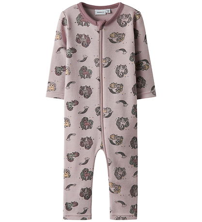 Name It Nightsuit - Wool - NbfWillit - Shadow Gray/Unicorn