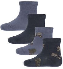 Name It Socken - Wolle/Baumwolle - 4er-Pack - NbmWak - Folkstone Name It Socken - Wolle/Baumwolle - 4er-Pack - NbmWak - Folkstone