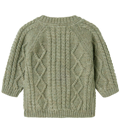 Name It Cardigan - Wol - Gebreid - NbmWrilla - Gedroogd Sage Name It Cardigan - Wol - Gebreid - NbmWrilla - Gedroogd Sage