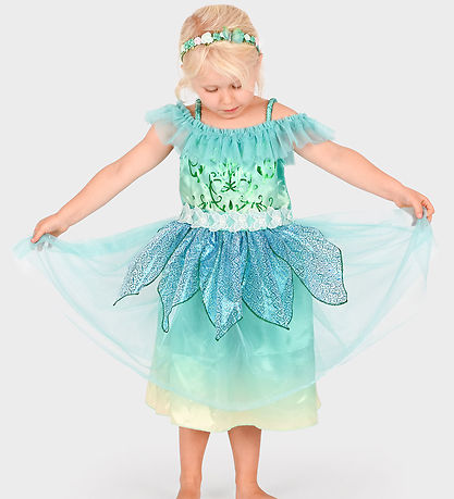 Den Goda Fen Costume - Dress Bow Tie Fairy - Blue