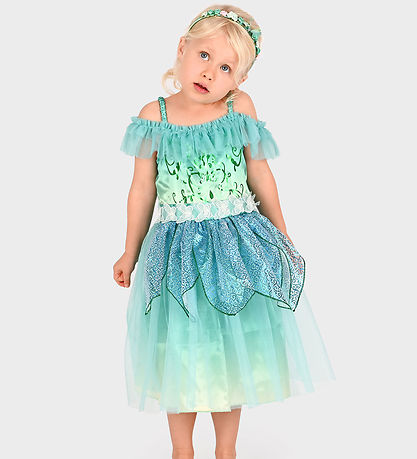 Den Goda Fen Costume - Dress Bow Tie Fairy - Blue