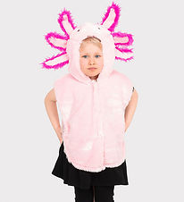 Den Goda Fen Costume - Mini Cape Pink Axolotl - Pink Den Goda Fen Costume - Mini Cape Pink Axolotl - Pink