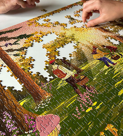 Vissevasse Jigsaw Puzzle - 1000 Bricks - 63x45 cm - Forest Treas Vissevasse Jigsaw Puzzle - 1000 Bricks - 63x45 cm - Forest Treas