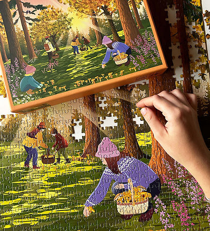 Vissevasse Jigsaw Puzzle - 1000 Bricks - 63x45 cm - Forest Treas Vissevasse Jigsaw Puzzle - 1000 Bricks - 63x45 cm - Forest Treas