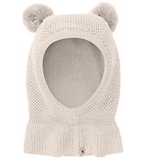 Huttelihut Balaclava - Ull - 2-lags - Sand Melert m. Dusker Huttelihut Balaclava - Ull - 2-lags - Sand Melert m. Dusker