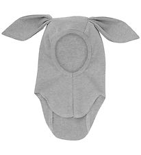 Huttelihut Balaclava - 1-lag - Medium+ Grey Melange m. Ører Huttelihut Balaclava - 1-lag - Medium+ Grey Melange m. Ører