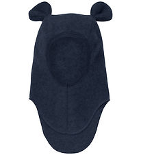 Huttelihut Balaclava - Ullfleece - 1-lag - Navy m. Ører Huttelihut Balaclava - Ullfleece - 1-lag - Navy m. Ører