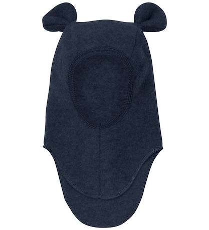 Huttelihut Bivakmuts - Wolvlies - 1-lag - Navy m. Oren Huttelihut Bivakmuts - Wolvlies - 1-lag - Navy m. Oren