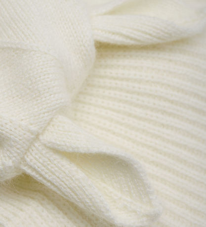 Cagoule Huttelihut - Laine - 1-couche - Off-White av. Oreilles Cagoule Huttelihut - Laine - 1-couche - Off-White av. Oreilles