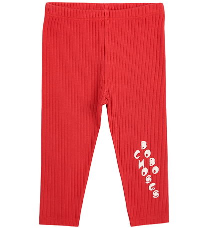 Bobo Choses Leggings - Rib - Rood Bobo Choses Leggings - Rib - Rood