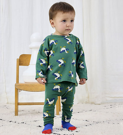Bobo Choses Leggings - La Oca All Over - Grønn