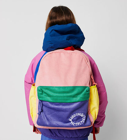 Bobo Choses School Backpack - Corduroy - Color Block