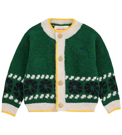 Bobo Choses Cardigan - Knitted - Wool - Kaleidoscope jacquard -  Bobo Choses Cardigan - Knitted - Wool - Kaleidoscope jacquard -