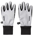 Reima Gloves w. Fleece - Softshell - Heippa - Black/Silver Reima Gloves w. Fleece - Softshell - Heippa - Black/Silver