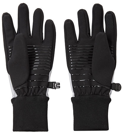 Reima Handskar m. Fleece - Softshell - Heippa - Svart/Silver
