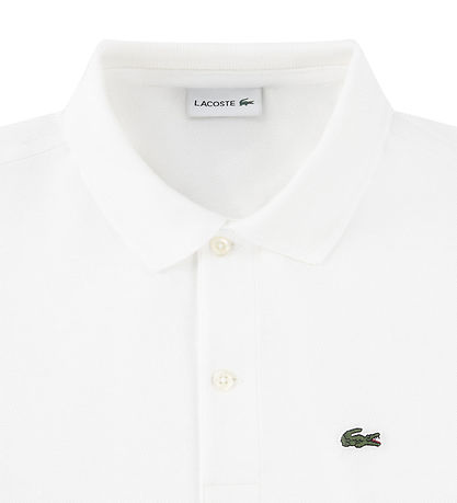 Lacoste Polo - Piqué - Weiß