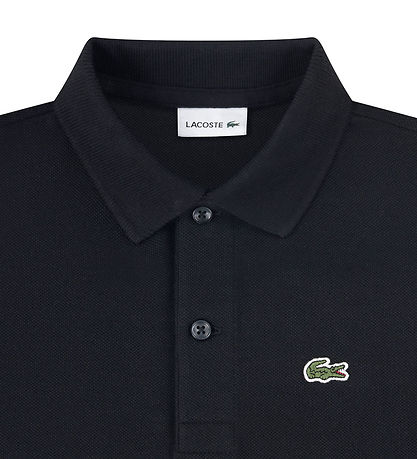 Lacoste Polo - Piqué - Schwarz
