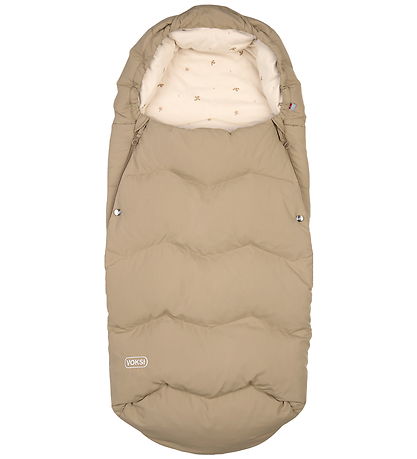 Voksi Footmuff - Explorer - 105 cm - Dark Sand Clover