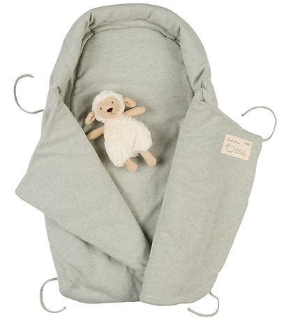 Voksi Baby Swaddle - Wool - 80 cm - Misty Green